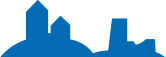 Grafik Silhouette der Stadt Weinheim
